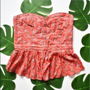 American Eagle Floral Crop Top